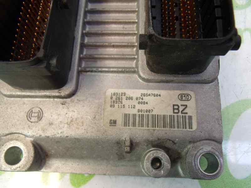 Recambio de centralita motor uce para opel corsa c club referencia OEM IAM 09115112 0261206074 