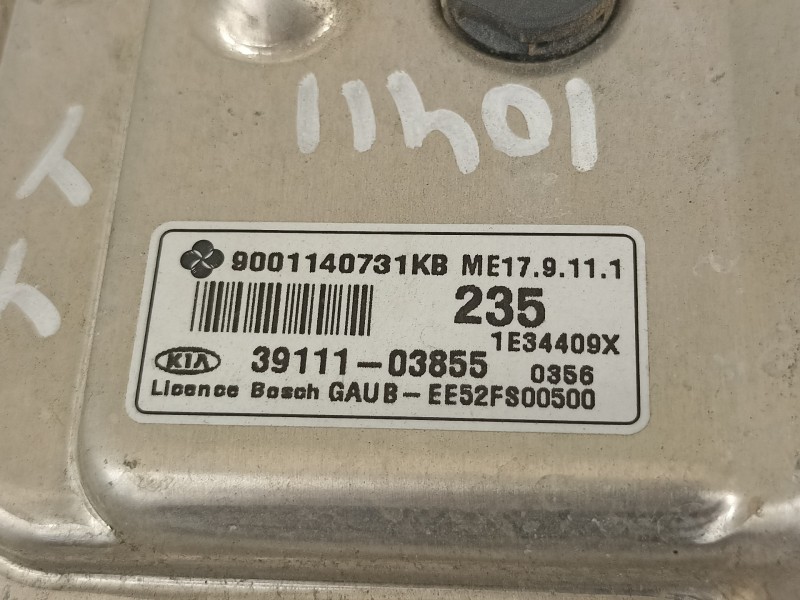 Recambio de centralita motor uce para kia rio basic referencia OEM IAM 3911103855  