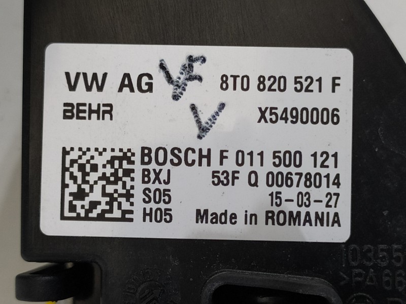 Recambio de ventilador calefaccion para audi a4 avant (8k5) (2008) básico referencia OEM IAM 8T0820521F 011500121 