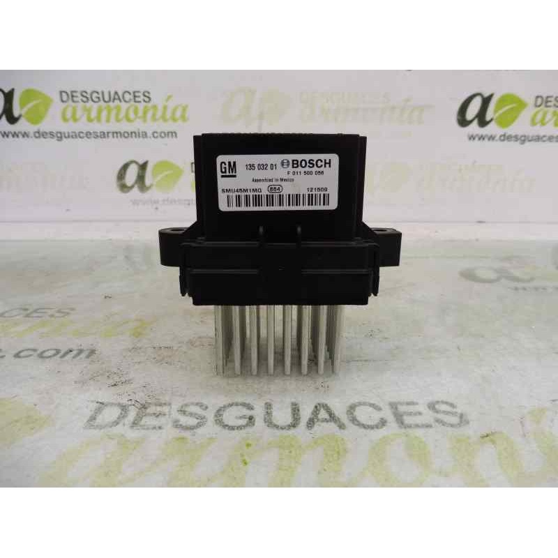 Recambio de resistencia calefaccion para opel astra j lim. sport referencia OEM IAM 13503201  