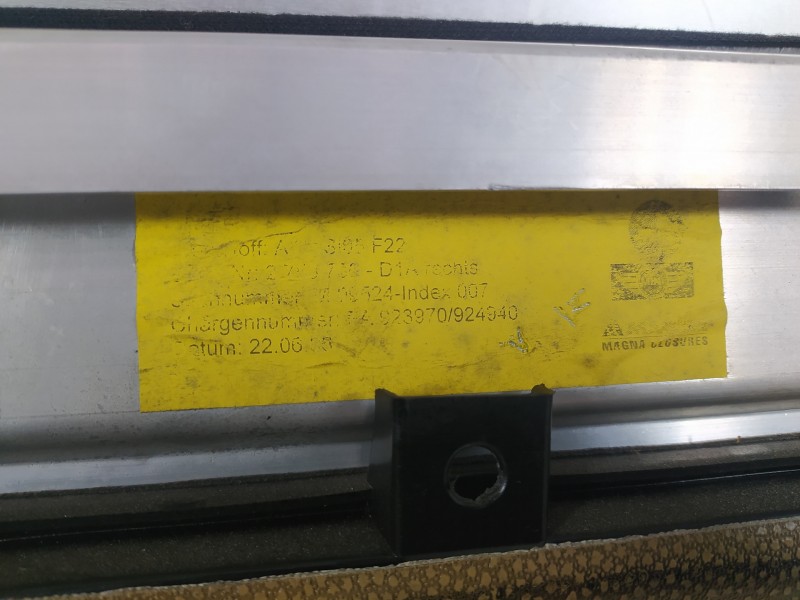 Recambio de elevalunas delantero derecho para bmw mini (r56) cooper referencia OEM IAM 2753722A2A  