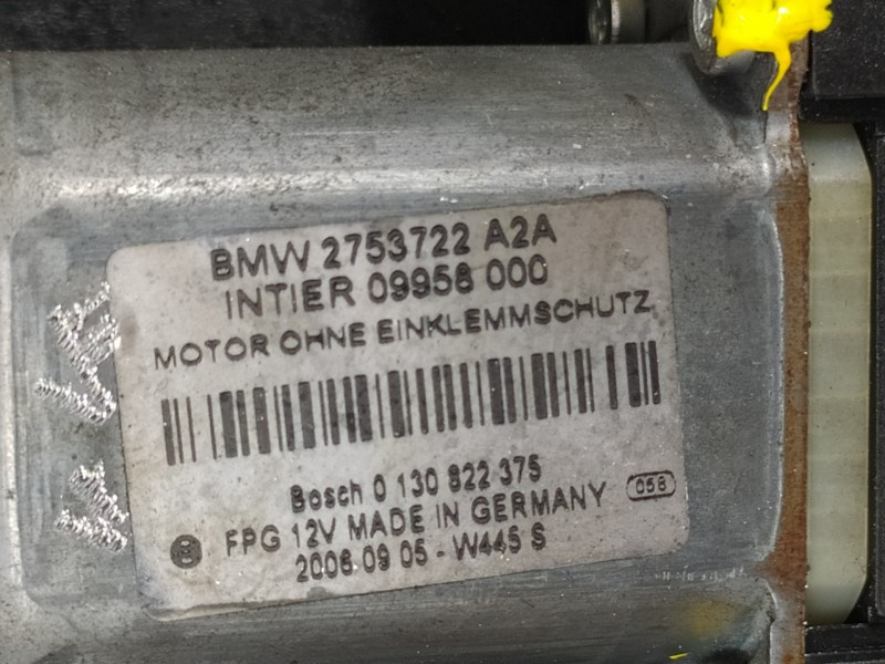 Recambio de elevalunas delantero derecho para bmw mini (r56) cooper referencia OEM IAM 2753722A2A  