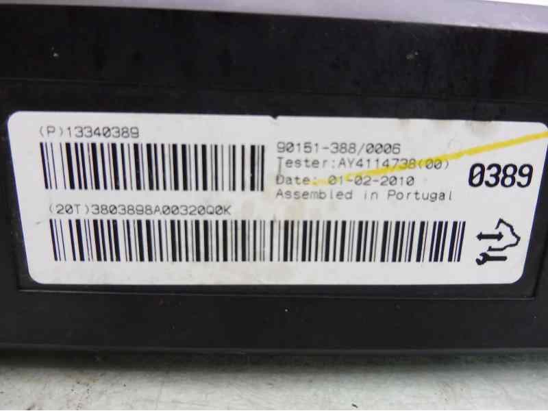 Recambio de modulo electronico para opel astra j lim. sport referencia OEM IAM 13340389  