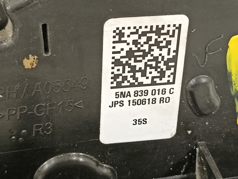 Recambio de cerradura puerta trasera derecha para volkswagen passat variant (3g5) advance bmt referencia OEM IAM 5NA839016C  