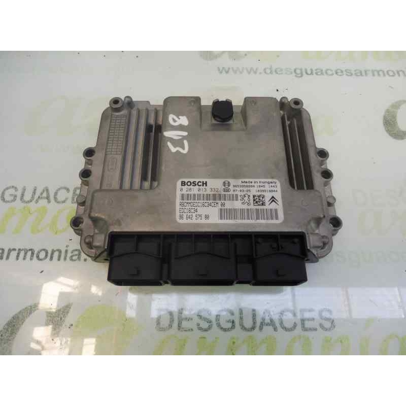 Recambio de centralita motor uce para citroën c5 berlina collection referencia OEM IAM 9664257580 0281013332 9653958480