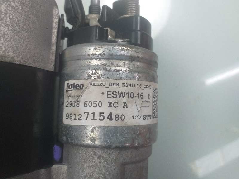 Recambio de motor arranque para citroën c3 elle referencia OEM IAM 9812715480 ESW1016 