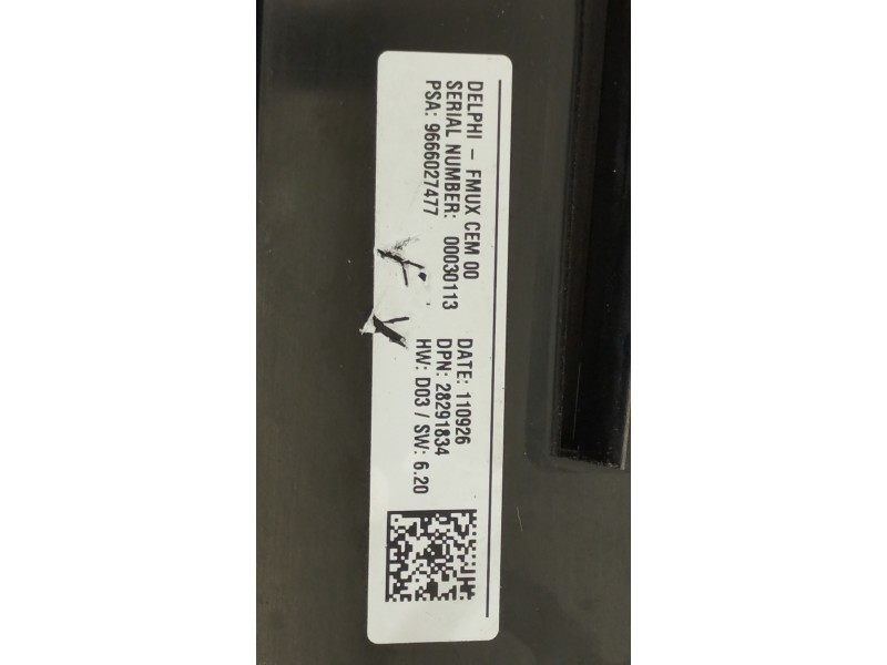 Recambio de mando climatizador para citroën c4 lim. collection referencia OEM IAM 9666027477 28291834 