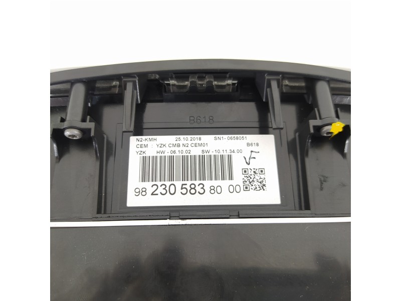 Recambio de cuadro instrumentos para citroën c3 elle referencia OEM IAM 9823058380  