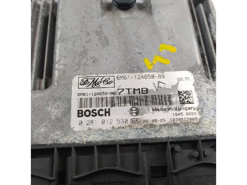 Recambio de centralita motor uce para mazda 3 berlina (bk) 1.6 crdt active referencia OEM IAM 6M6112A650BB 0281012530 