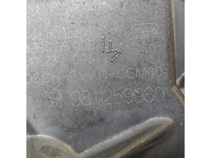 Recambio de motor limpia trasero para citroën c3 elle referencia OEM IAM 9811259980  