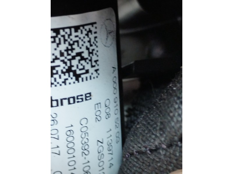 Recambio de asiento delantero derecho para mercedes-benz clase glc coupe (bm 253)(6.2016) glc 250 4matic (253.346) referencia OE