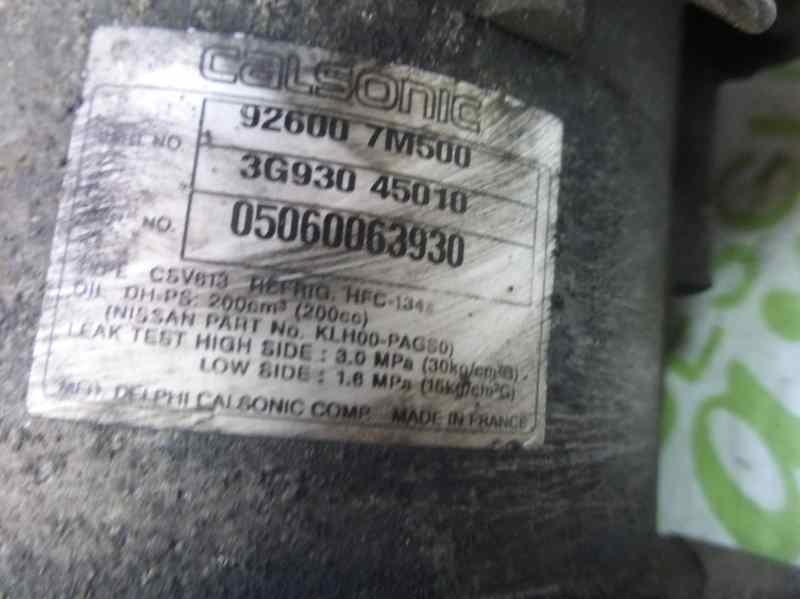 Recambio de compresor aire acondicionado para nissan almera (n16/e) acenta referencia OEM IAM 926007M500 3G93045010 