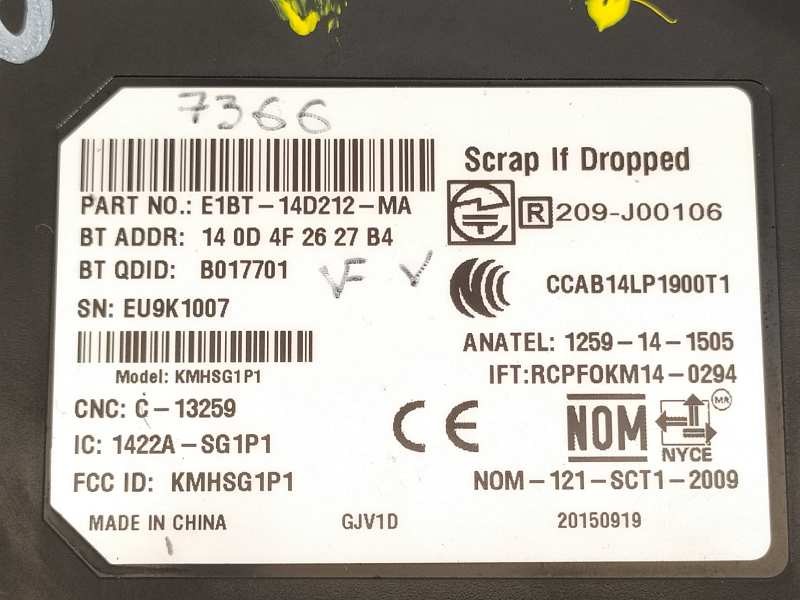 Recambio de modulo electronico para ford focus lim. trend + referencia OEM IAM E1BT14D212MA  