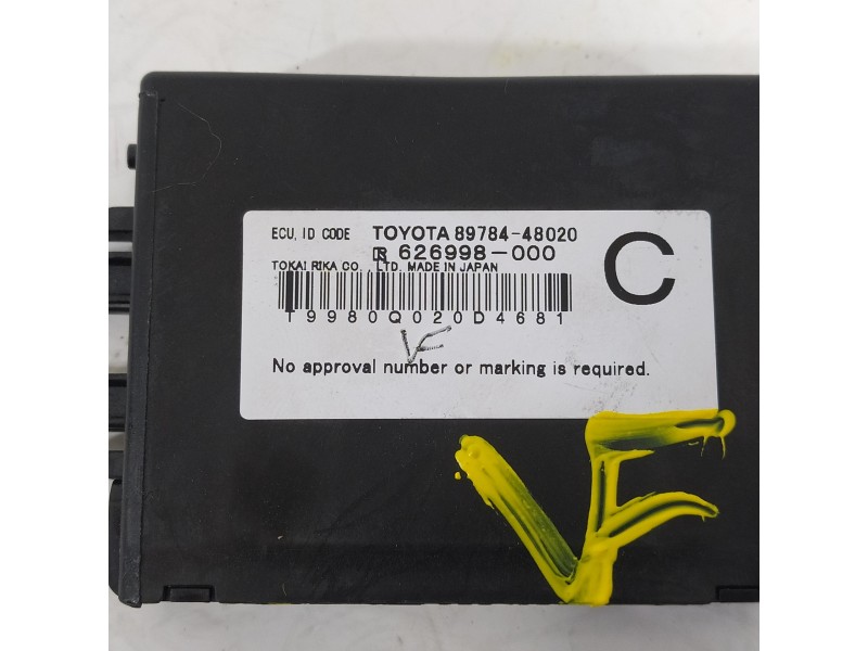 Recambio de modulo electronico para lexus rx 450h referencia OEM IAM 8978448020 626998 