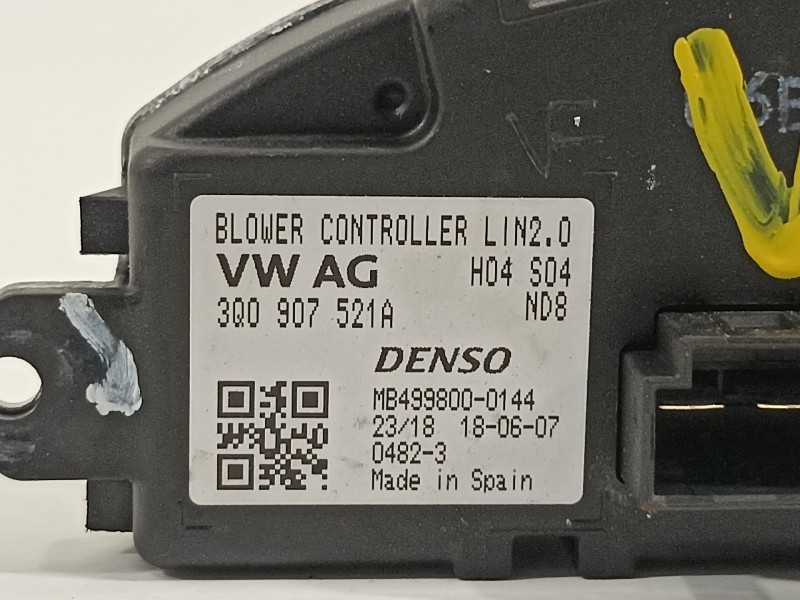 Recambio de resistencia calefaccion para volkswagen passat variant (3g5) advance bmt referencia OEM IAM 3Q0907521A MB4998000144 