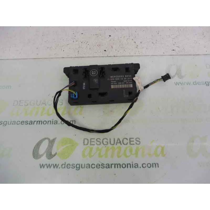 Recambio de modulo electronico para mercedes-benz vito caja cerrada 6.03  109 cdi largo (639.603) referencia OEM IAM 6398201026 