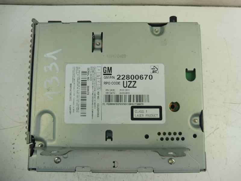 Recambio de sistema audio / radio cd para opel astra j lim. enjoy referencia OEM IAM 22800670  
