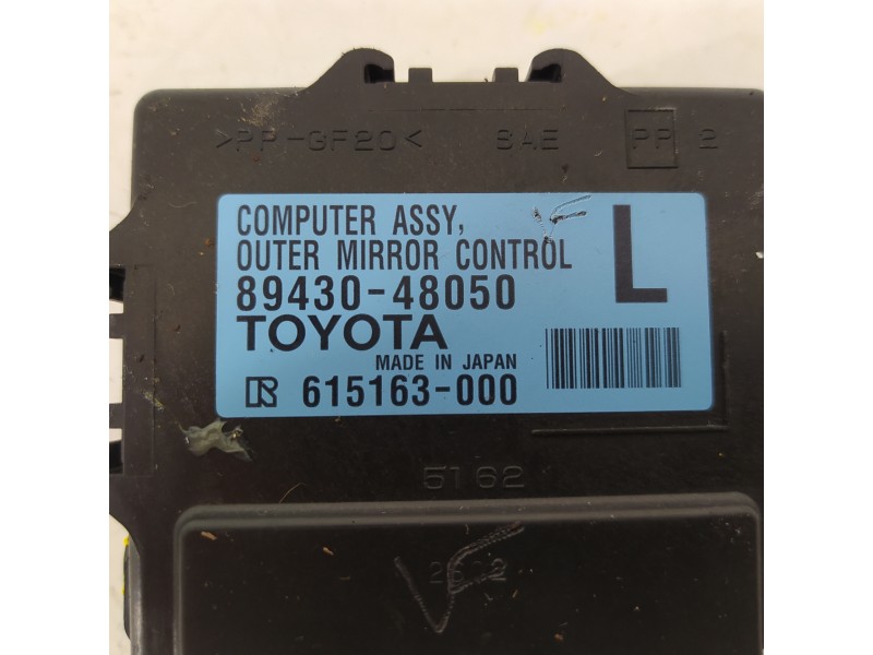 Recambio de modulo electronico para lexus rx 450h referencia OEM IAM 8943048050 615163000 