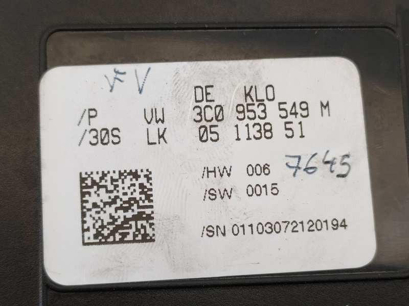 Recambio de modulo electronico para volkswagen passat berlina (3c2) highline referencia OEM IAM 3C0953549M  