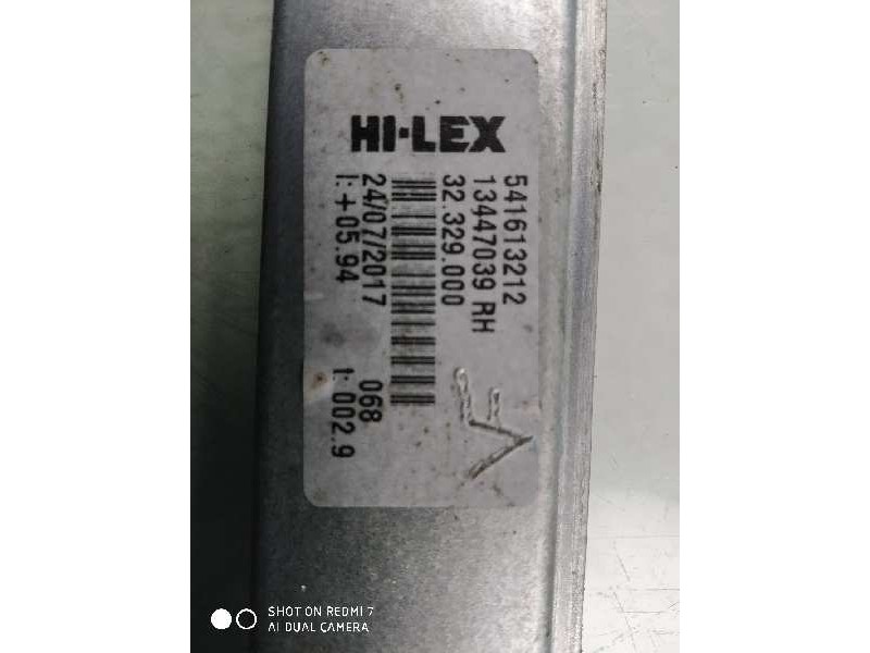 Recambio de elevalunas delantero derecho para opel corsa e selective referencia OEM IAM 13447039 541613212 