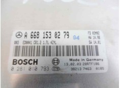 Recambio de centralita motor uce para mercedes-benz clase a (w168) 170 cdi (168.009) referencia OEM IAM A6681530279 0281010793 3 2