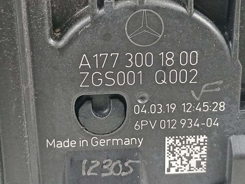 Recambio de potenciometro pedal para mercedes-benz clase b (w247) 247 referencia OEM IAM A1773001800  