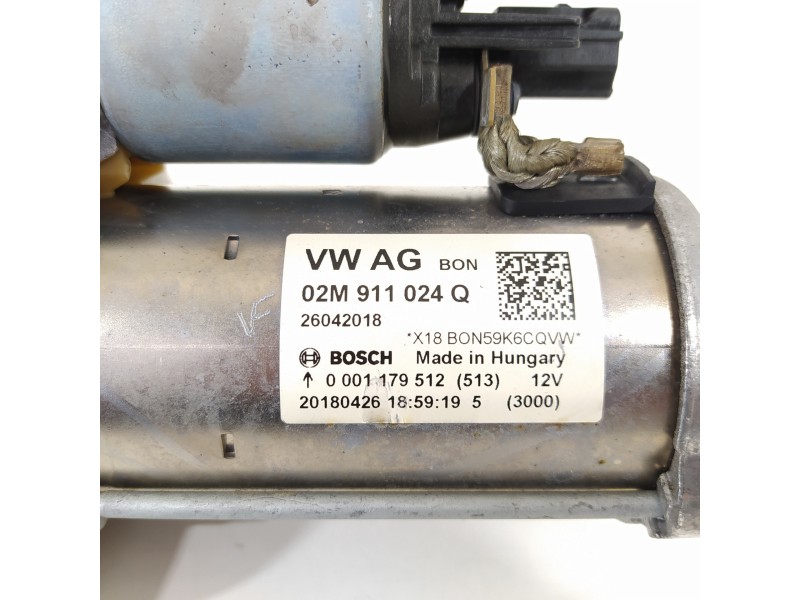 Recambio de motor arranque para seat arona fr referencia OEM IAM 02M911024Q 0001179512 20180426