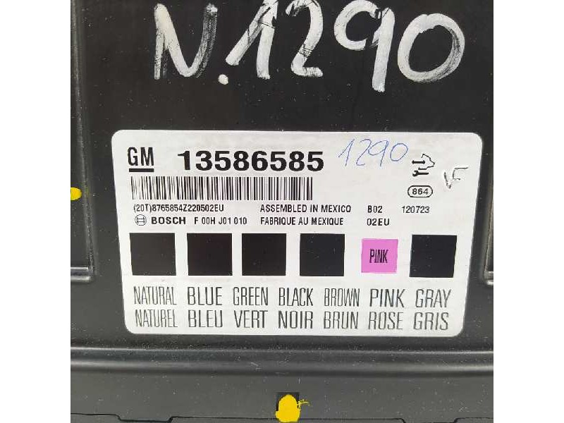 Recambio de modulo electronico para opel insignia sports tourer sportive 4x4 referencia OEM IAM 13586585 F00HJ01010 