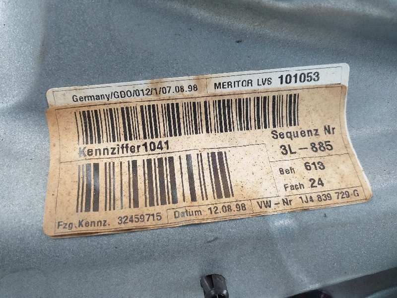 Recambio de elevalunas trasero izquierdo para volkswagen golf iv berlina (1j1) conceptline referencia OEM IAM 1J4959811C 1J48397