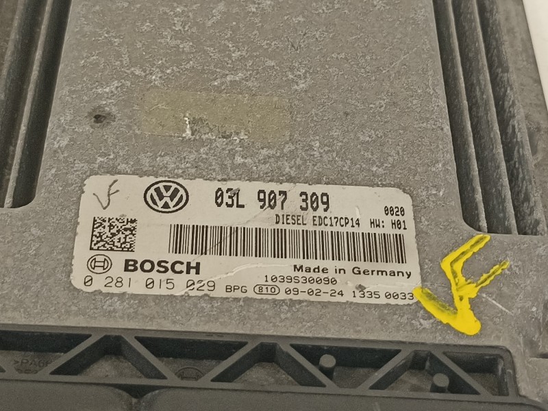 Recambio de centralita motor uce para volkswagen golf vi (5k1) advance referencia OEM IAM 03L907309 0281015029 
