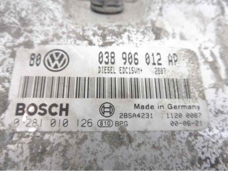 Recambio de centralita motor uce para volkswagen golf iv berlina (1j1) 25 aniversario referencia OEM IAM 038906012AP 0281010126 