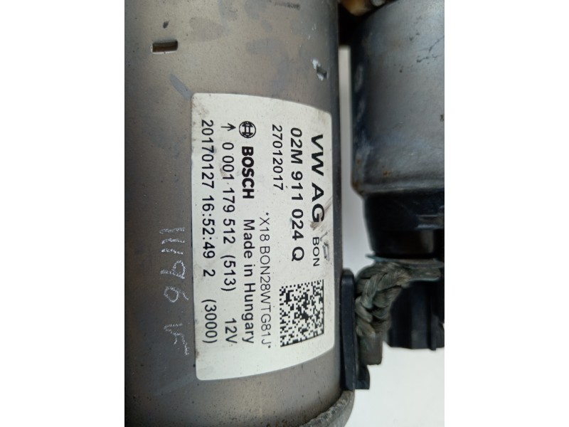 Recambio de motor arranque para audi a1 sportback (8xf) attraction referencia OEM IAM 02M911024Q 0001179512 