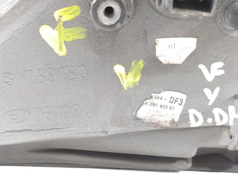 Recambio de retrovisor derecho para opel astra g berlina sportive referencia OEM IAM 09142091  