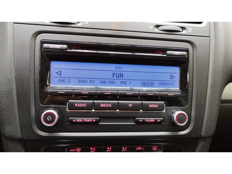 Recambio de sistema audio / radio cd para volkswagen golf vi (5k1) advance referencia OEM IAM 1K0035186AA  