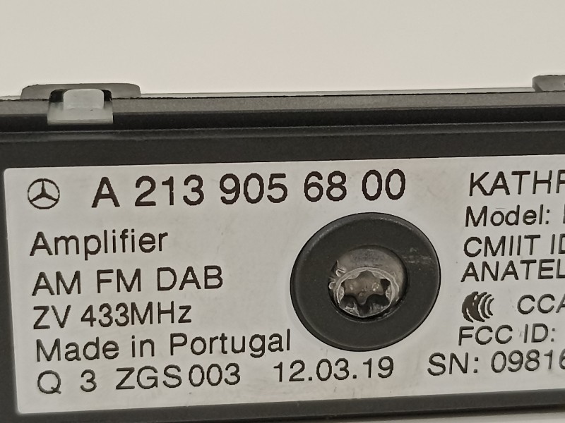 Recambio de amplificador para mercedes-benz clase b (w247) 247 referencia OEM IAM A2139056800  