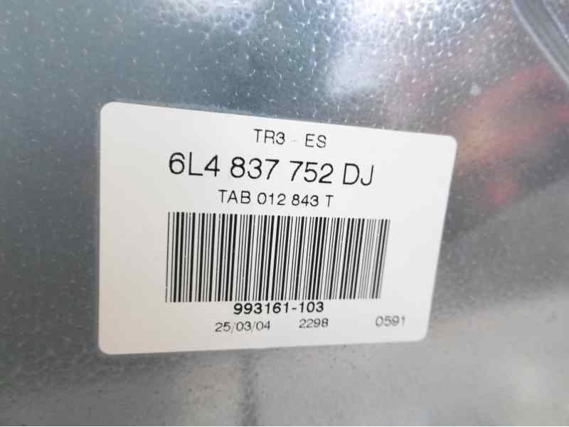 Recambio de elevalunas delantero derecho para seat ibiza (6l1) stella referencia OEM IAM 6L4837752DJ 6Q2959801A 