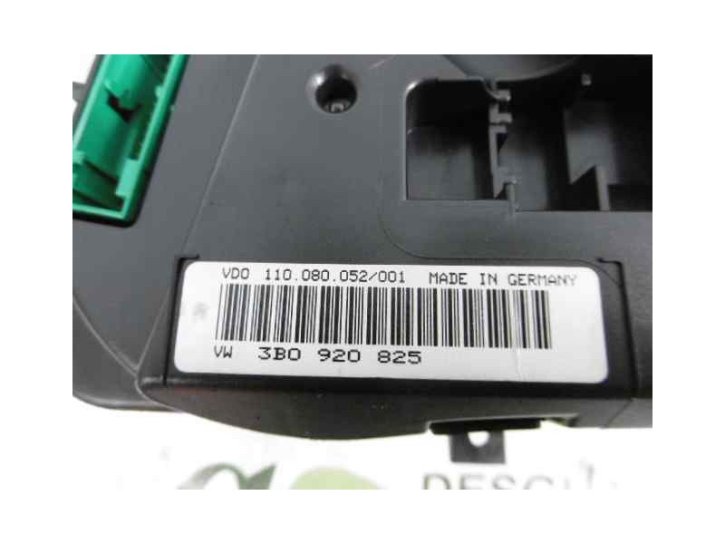 Recambio de cuadro instrumentos para volkswagen passat berlina (3b3) trendline referencia OEM IAM 3B0920825  