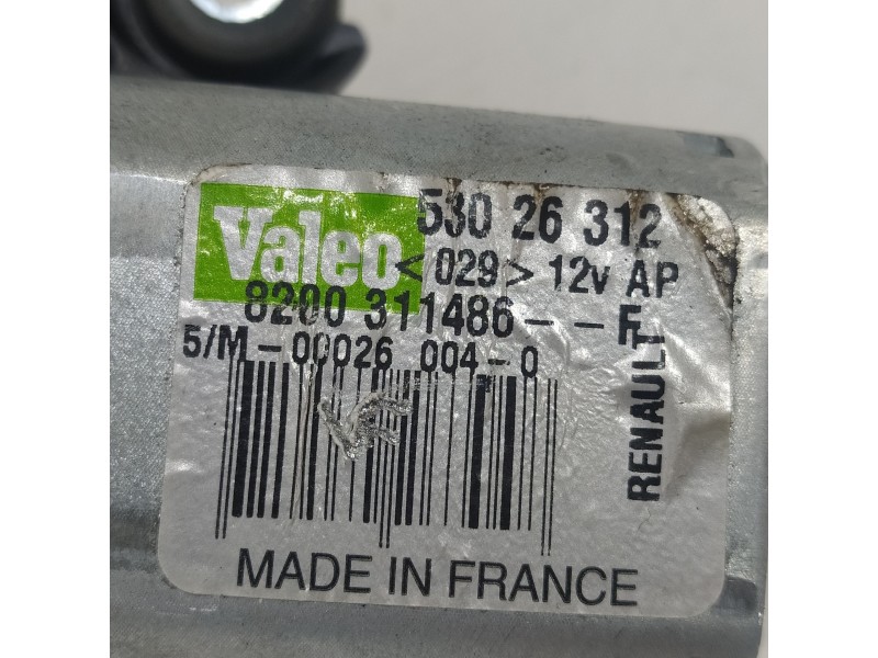 Recambio de motor limpia trasero para renault grand modus dynamique referencia OEM IAM 8200311486  