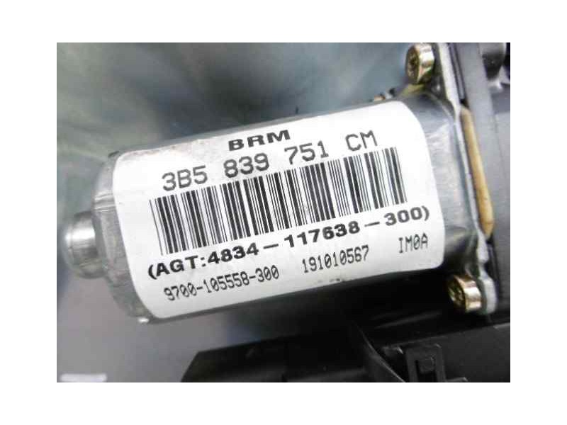 Recambio de elevalunas trasero izquierdo para volkswagen passat berlina (3b3) trendline referencia OEM IAM 3B5839751CM  