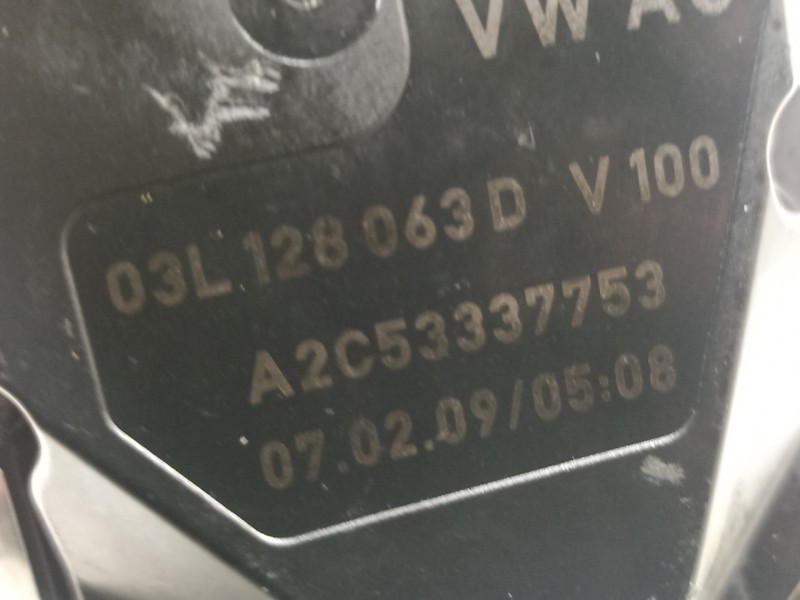 Recambio de caja mariposa para volkswagen golf vi (5k1) advance referencia OEM IAM 03L128063D A2C53337753 