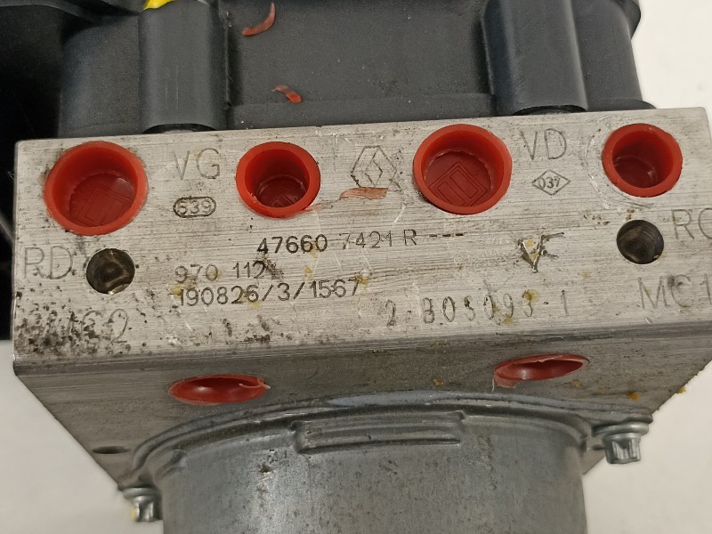 Recambio de abs para renault clio v rja/be2/mt5ta08a5000 referencia OEM IAM 476607421R 970112 0265956794