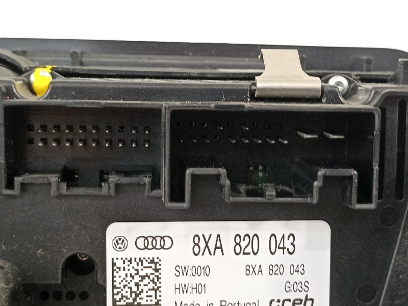Recambio de mando climatizador para audi a1 sportback (8xf) attraction referencia OEM IAM 8XA820043  