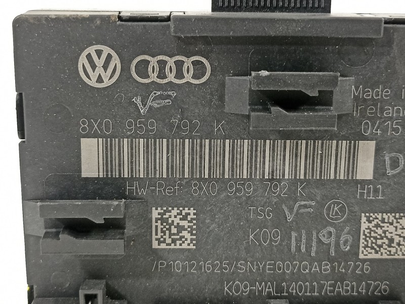 Recambio de modulo confort para audi a1 sportback (8xf) attraction referencia OEM IAM 8X0959792K  
