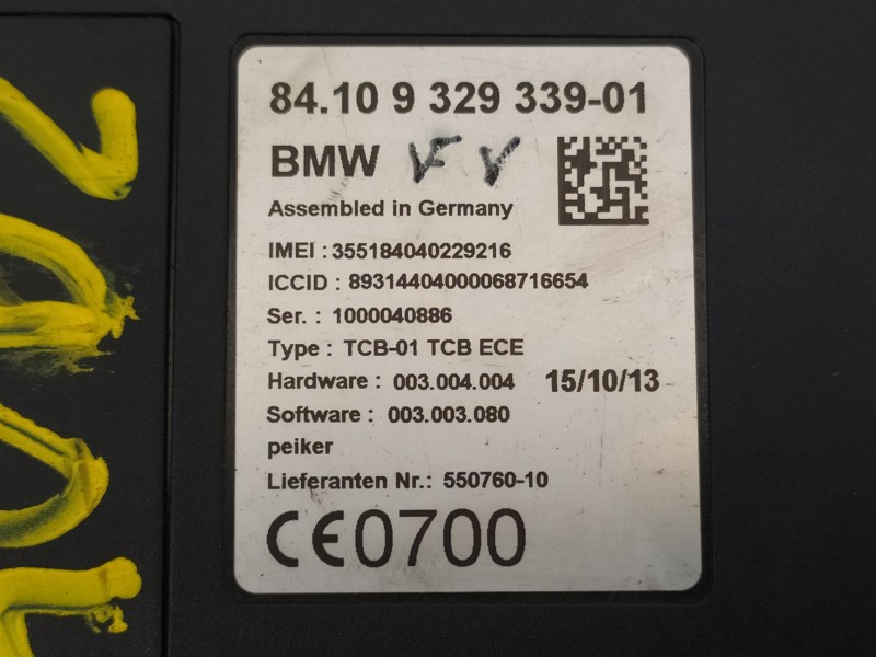 Recambio de modulo electronico para bmw serie 5 touring (f11) 520d xdrive referencia OEM IAM 8410932933901 84109329339 