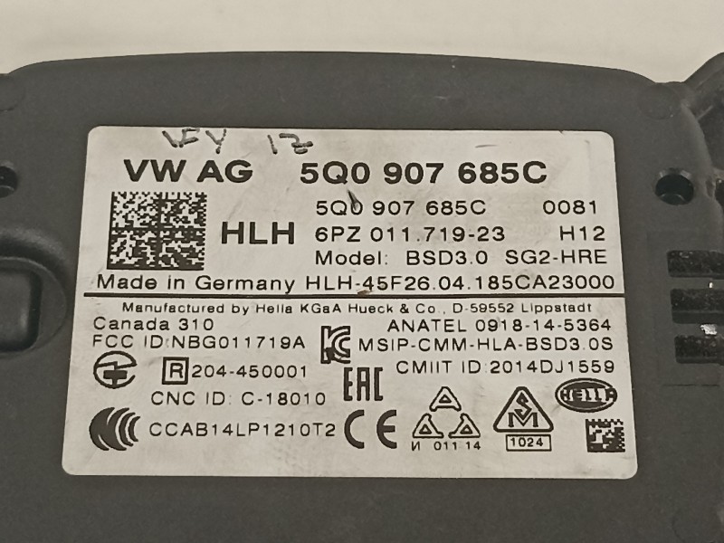 Recambio de modulo electronico para seat arona fr referencia OEM IAM 5Q0907685C CCAB14LP1210T2 