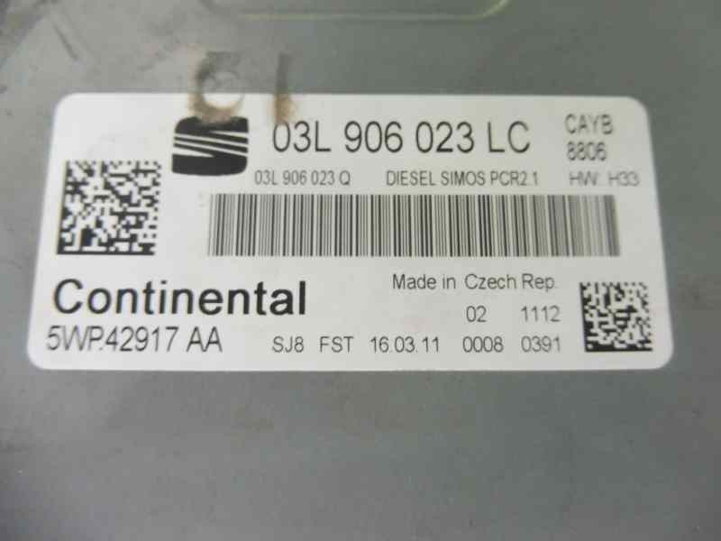 Recambio de centralita motor uce para seat ibiza (6j5) copa referencia OEM IAM 03L906023LC 5WP42917AA 