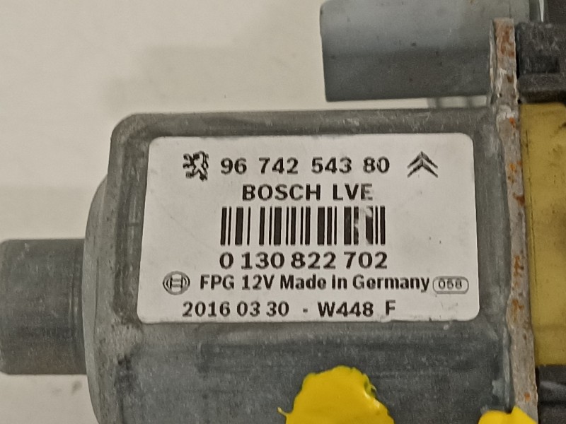 Recambio de elevalunas delantero derecho para peugeot 2008 (--.2013) active referencia OEM IAM 9673154380  