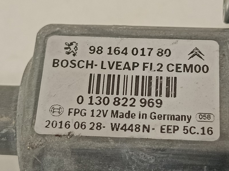 Recambio de elevalunas delantero izquierdo para peugeot 2008 (--.2013) active referencia OEM IAM 9816402180 9816401780 