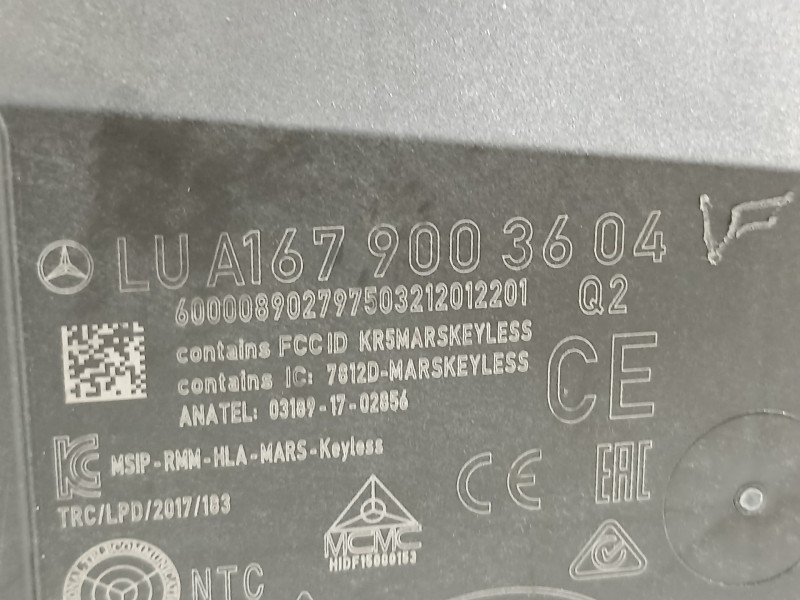 Recambio de modulo electronico para mercedes-benz clase b (w247) 247 referencia OEM IAM A1679003604  