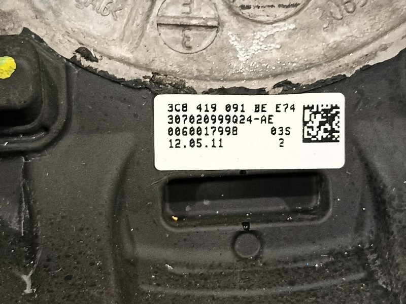 Recambio de volante para volkswagen golf vi (5k1) advance referencia OEM IAM 3C8419091BE 3C8959537D 
